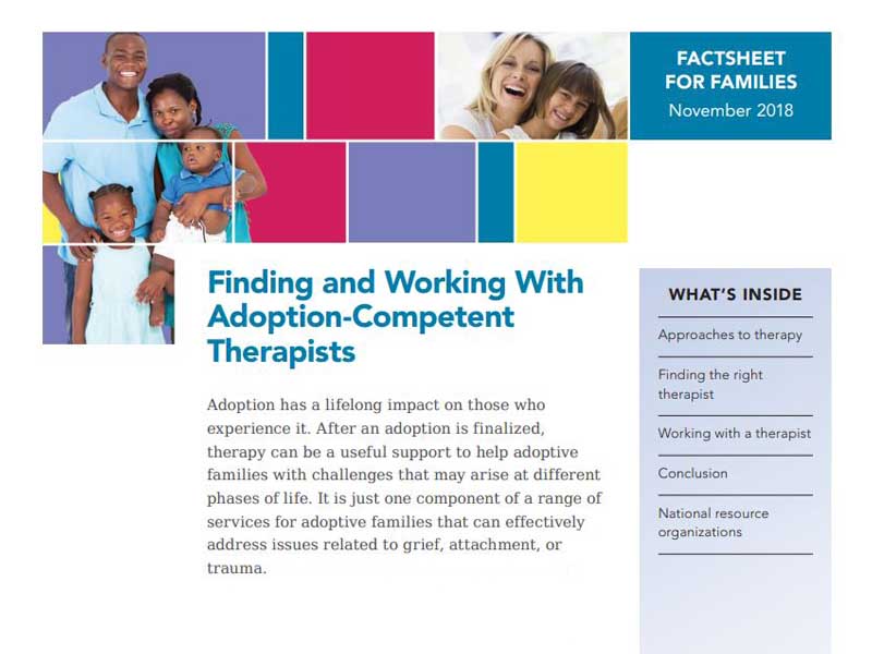 Finding and Working With Adoption-Competent Therapists