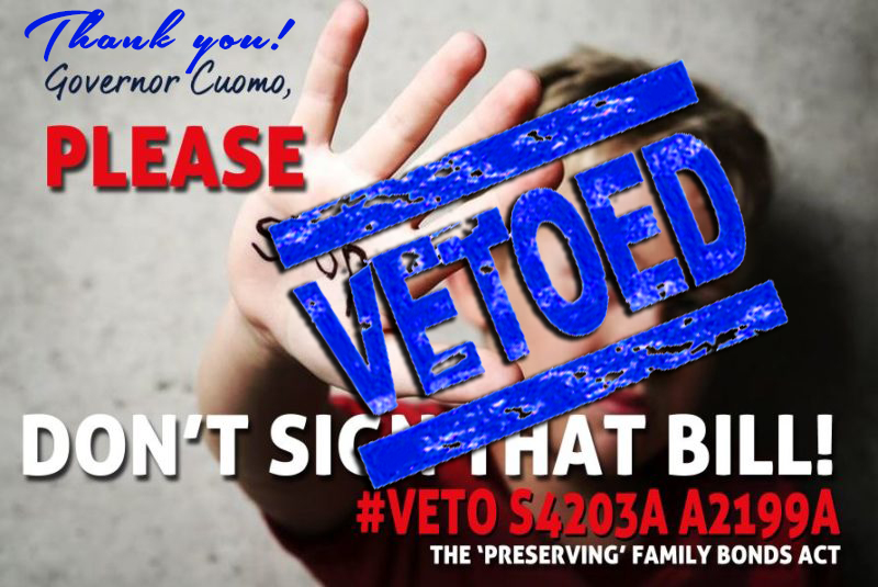 VETED! Sucess! Preserving family bonds act blocked