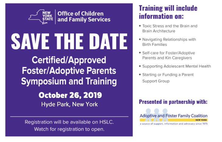 OCFS Symposium and Training for Adoptive and Foster Parents in DUTCHESS EVENT