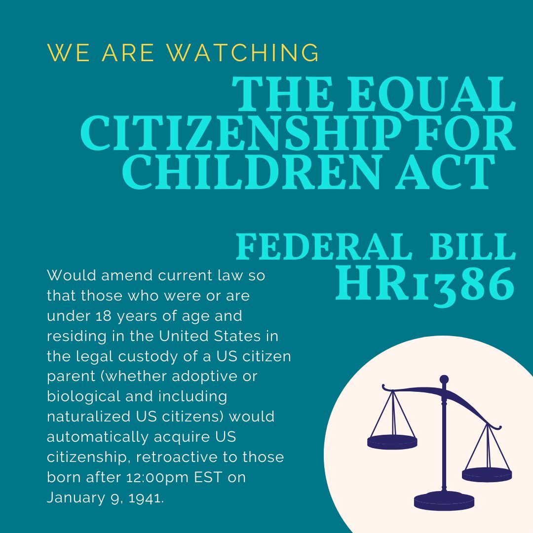The Equal Citizenship for Children Act HR1386 2024