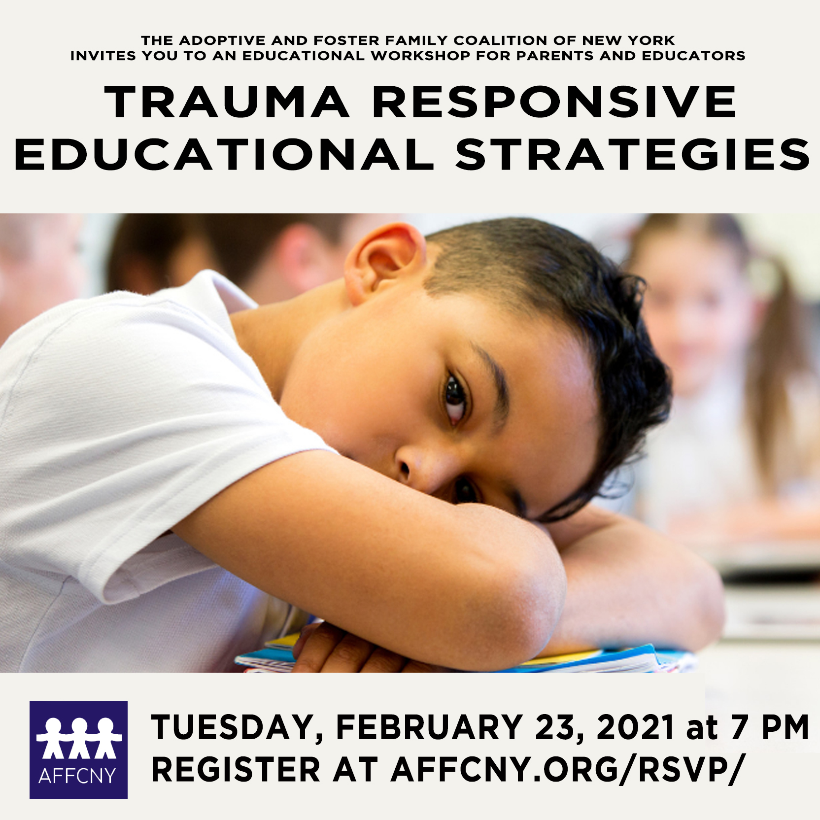 Trauma Responsive Educational Strategies: a workshop for parents and ...