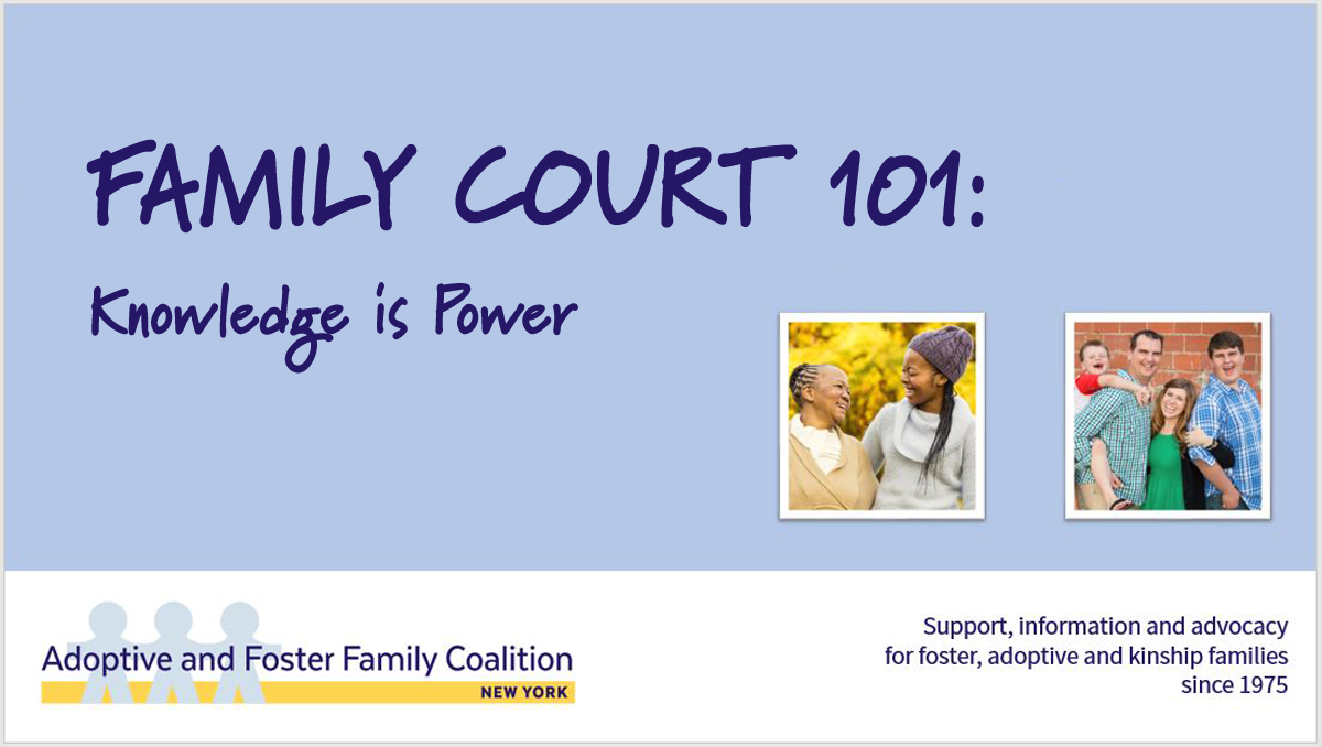 FAMILY COURT 101: Knowledge is Power